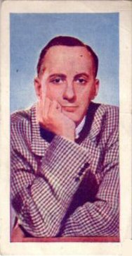 Hughie Green cigarette card (front)