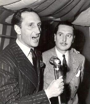 Reginald Gardiner with Basil Rathbone