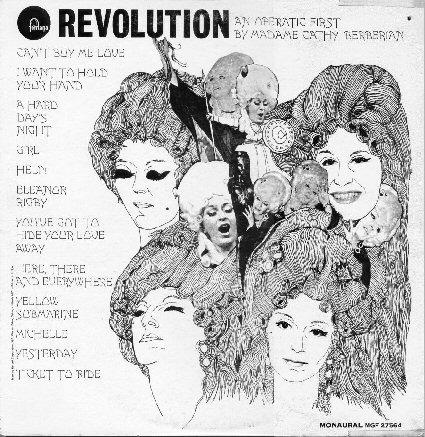 Cathy Berberian Revolution US LP sleeve